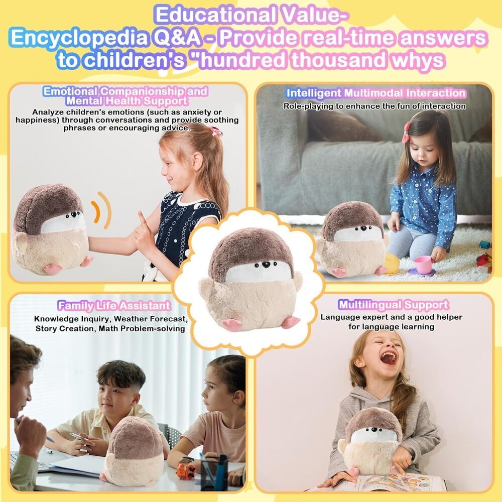 AI Smart Stuffed Animal with ChatGPT - Real-Time Voice Interactive Plush Toy NEW - Picture 7 of 9